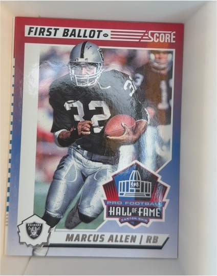 2024 Score #5 Marcus Allen First Ballot — front