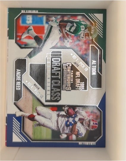 2024 Panini Contenders Football #8 Al Toon / Andre Reed Historic Draft Class — front