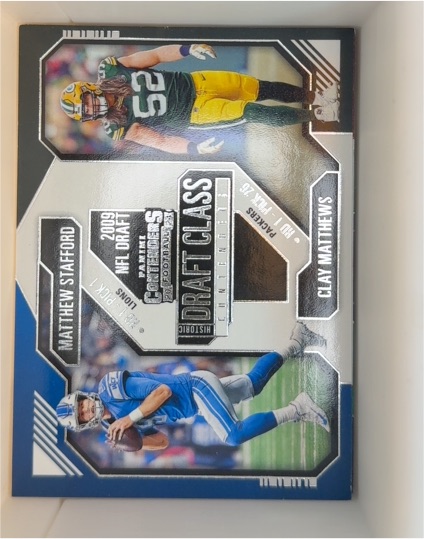 2024 Panini Contenders #24 Matthew Stafford / Clay Matthews Draft Class — front