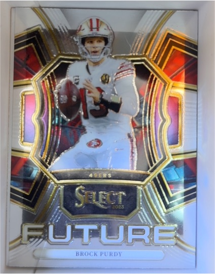 2023 Panini Select #FUT-BPU Brock Purdy Select Future — front