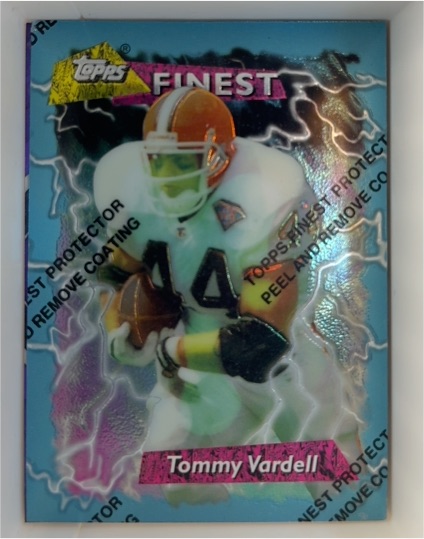 1995 Topps Finest #156 Tommy Vardell — front