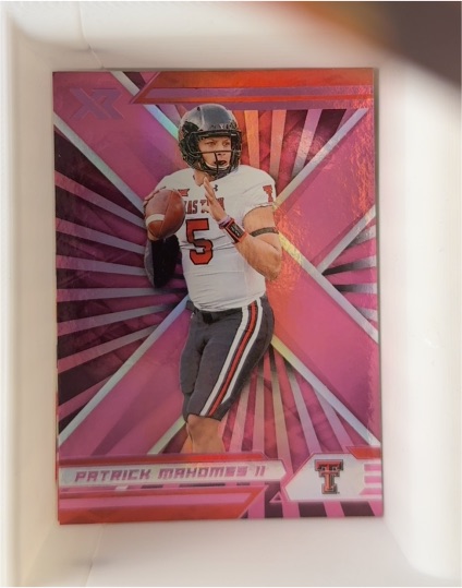 2022 Panini Chronicles Draft Picks XR #25 Patrick Mahomes II Texas Tech Red Raiders — front