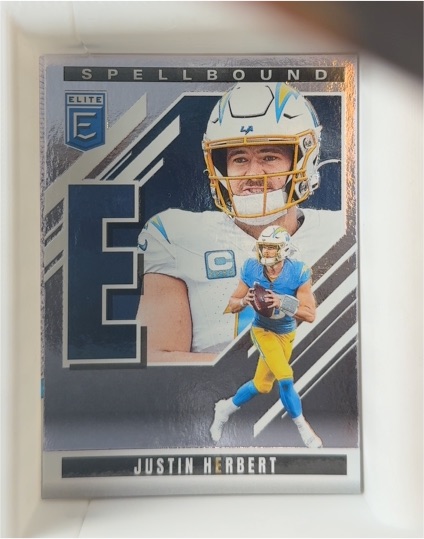 2025 Panini Donruss Elite Spellbound #38 Justin Herbert — front