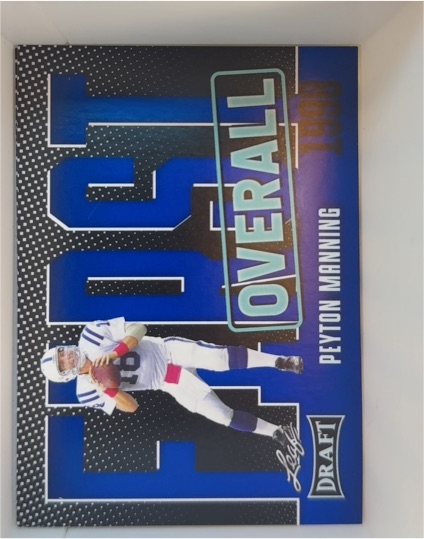 2023 Leaf Draft First Overall #8 Peyton Manning — front