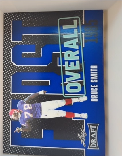 2023 Leaf Draft #5 Bruce Smith — front
