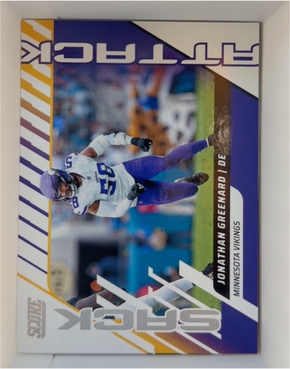 2025 Panini Score Sack Attack #3 Jonathan Greenard — front