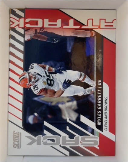 2025 Panini Score Sack Attack #4 Myles Garrett — front