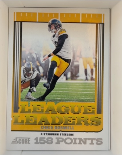 2025 Score #6 Chris Boswell League Leaders — front