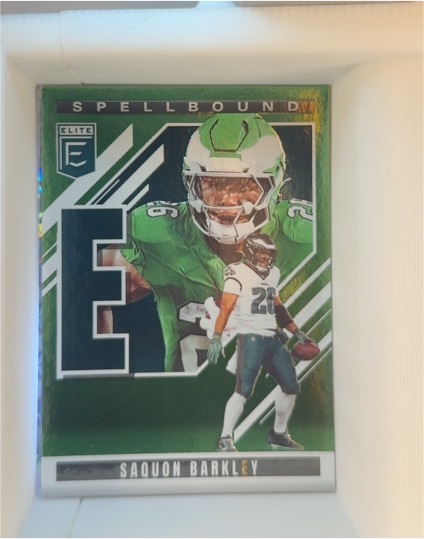 2025 Panini Donruss Elite Spellbound #6 Saquon Barkley — front