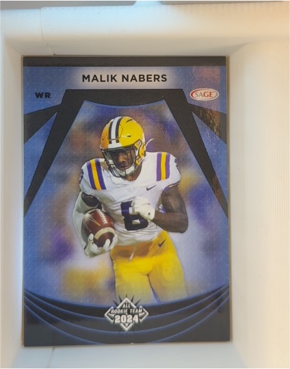 2024 Sage All Rookie Team #114 Malik Nabers — front