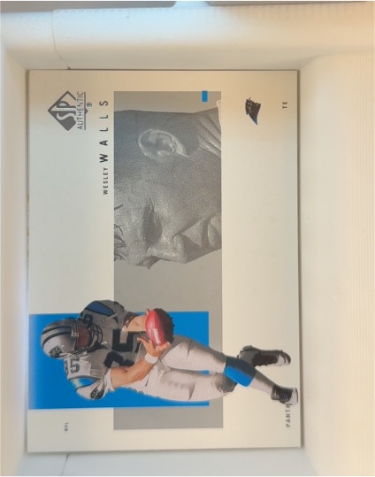 2001 Upper Deck SP Authentic #TL Wesley Walls — front