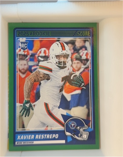2025 Panini Score #6 Xavier Restrepo — front