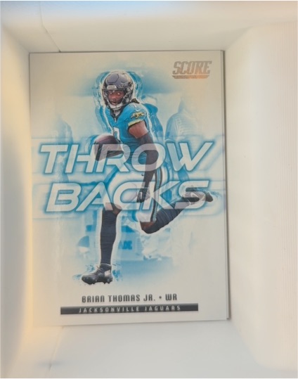 2025 Panini Score Throwbacks #8 Brian Thomas Jr. — front