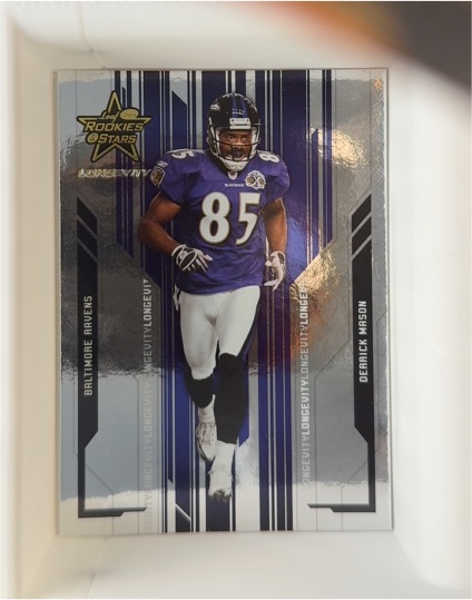 2005 Leaf Rookies & Stars Longevity #85 Derrick Mason — front