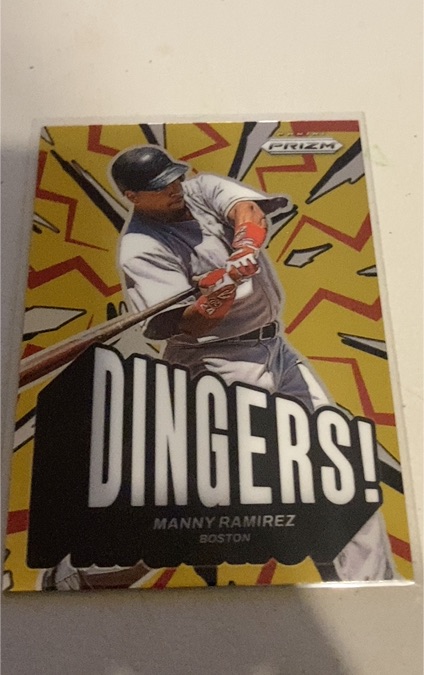 2025 Panini Prizm #4 Manny Ramirez Dingers! — front