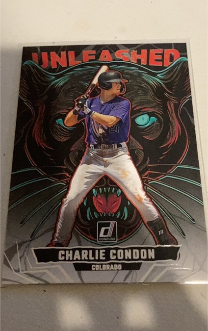2025 Donruss #15 Charlie Condon Unleashed — front