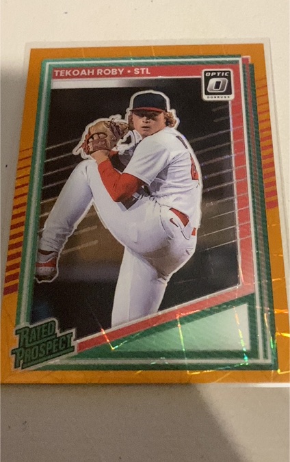 2025 Donruss Optic #196 Tekoah Roby — front