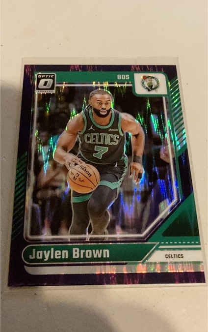 2024-25 Panini Donruss Optic #206 Jaylen Brown — front