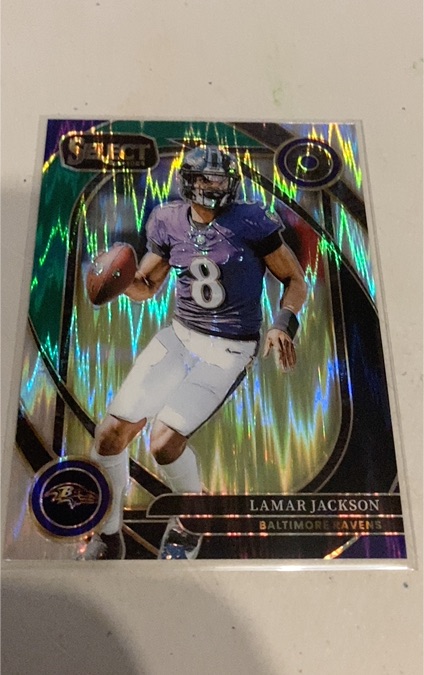 2024 Panini Select Club Level #227 Lamar Jackson — front