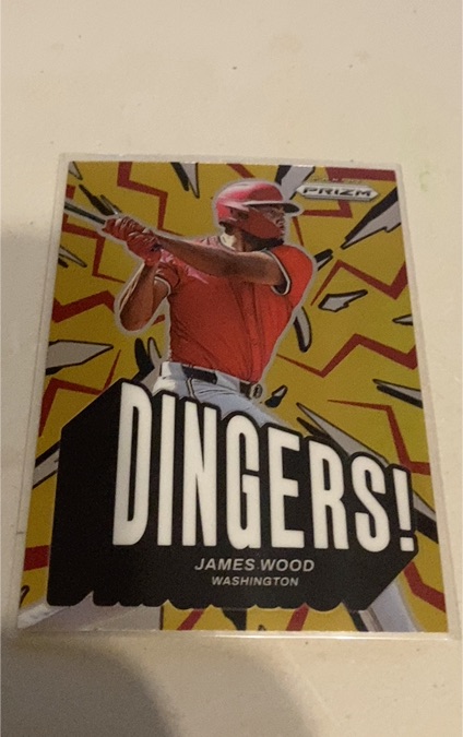 2025 Panini Prizm #10 James Wood Dingers! — front