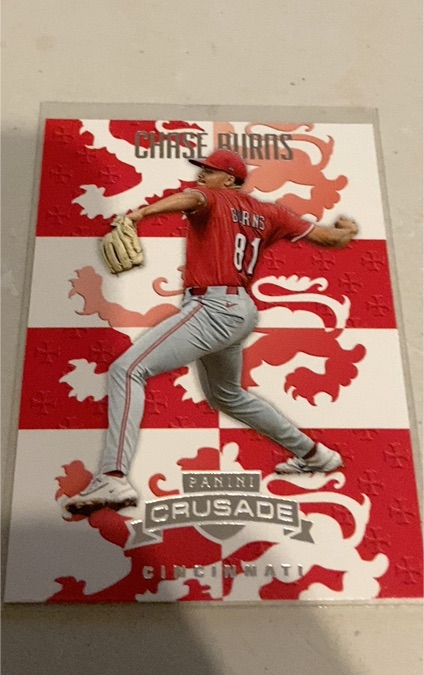 2025 Panini Crusade #155 Chase Burns — front