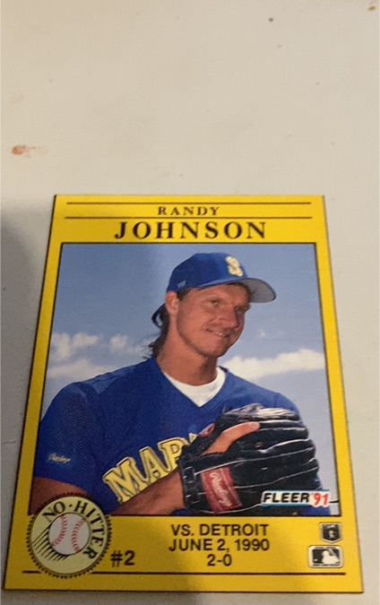 1991 Fleer #2 Randy Johnson — front