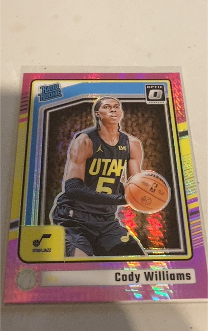 2024-25 Donruss Optic #298 Cody Williams — front