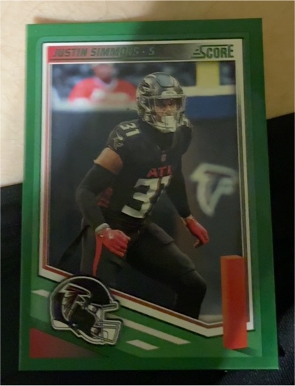 2025 Panini Score #240 Justin Simmons — front