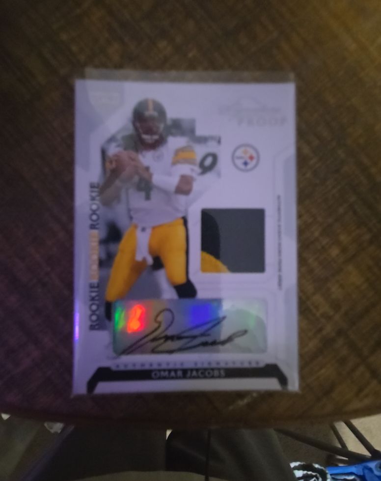 2006 Donruss Playoff Signature Proof #80 Omar Jacobs Rookie Auto — front