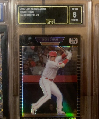 2023 Leaf Pro Set #3149 Shohei Ohtani Black — front