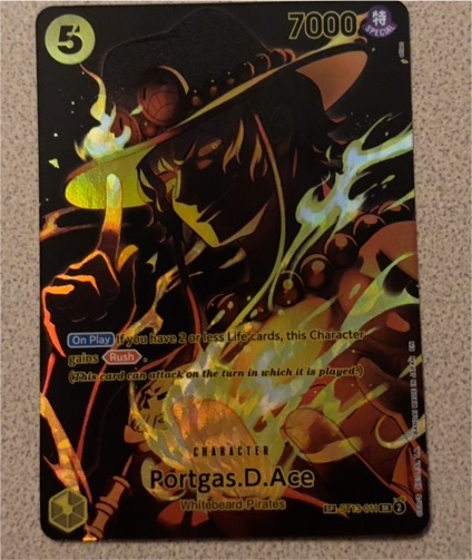 One Piece Card Game Legacy of the Master ST13-011 Portgas D. Ace — front