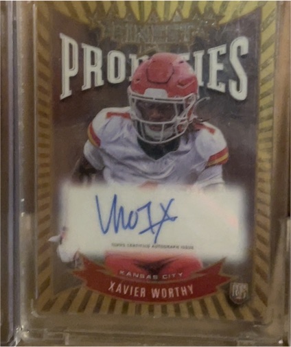 2024 Topps Finest Prodigies #P-XW Xavier Worthy — front
