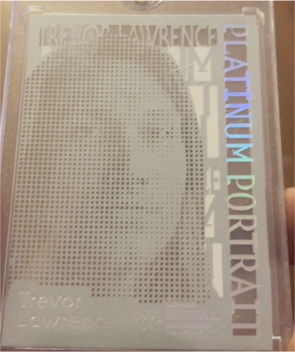 2021 Skybox Metal Universe Platinum Portraits #PP Trevor Lawrence — front