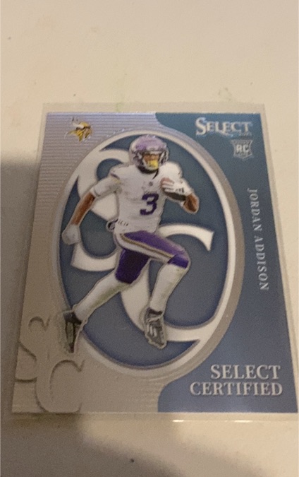 2023 Panini Select #CRO-JAD Jordan Addison Select Certified — front