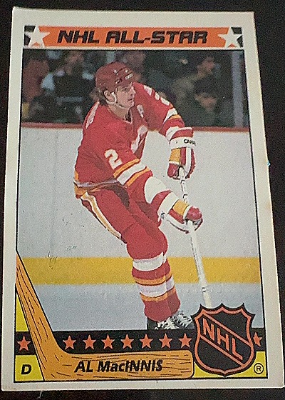 1987-88 Topps #9 Al MacInnis — front