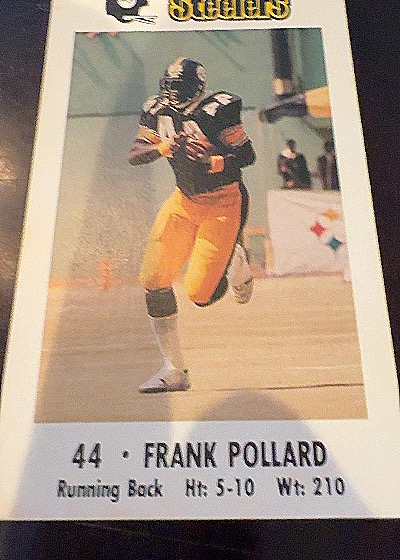 1980 Pittsburgh Steelers Police #44 Frank Pollard — front