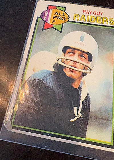 1979 Topps #50 Ray Guy Oakland Raiders — front