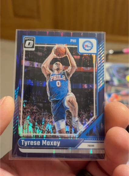 2024-25 Panini Donruss Optic #135 Tyrese Maxey — front