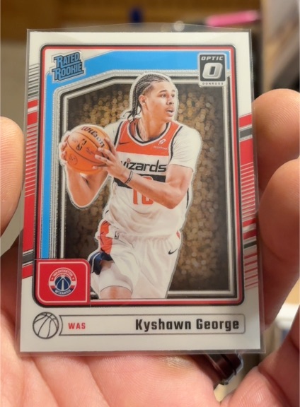 2024-25 Panini Donruss Optic #299 Kyshawn George — front