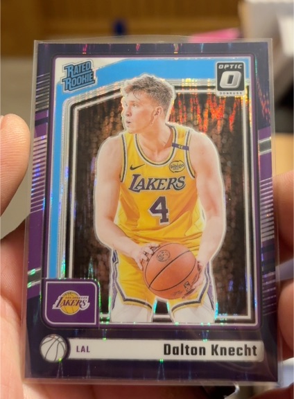 2024-25 Panini Donruss Optic #256 Dalton Knecht — front
