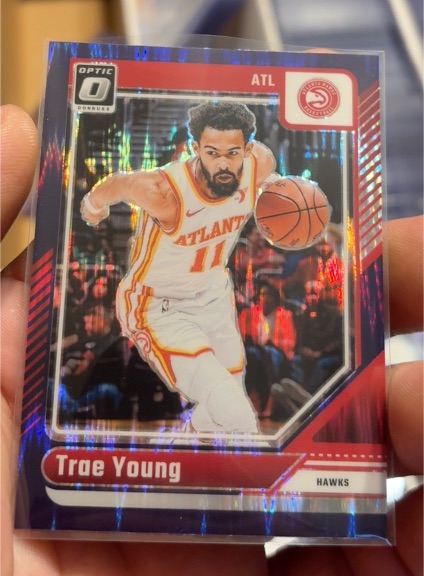 2024-25 Panini Donruss Optic #186 Trae Young — front