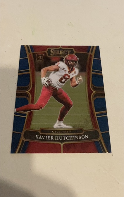 2023 Panini Select Draft Picks #23 Xavier Hutchinson — front