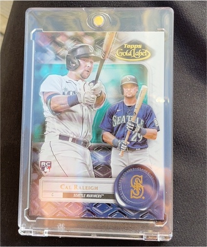 2022 Topps Gold Label #7 Cal Raleigh — front