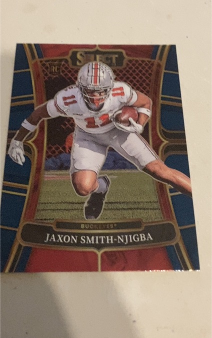 2023 Panini Select Draft Picks #7 Jaxon Smith-Njigba — front
