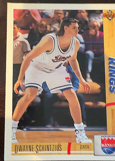 1993-94 Upper Deck #1 Dwayne Schintzius — front