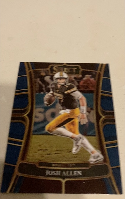 2020 Panini Select #27 Josh Allen — front