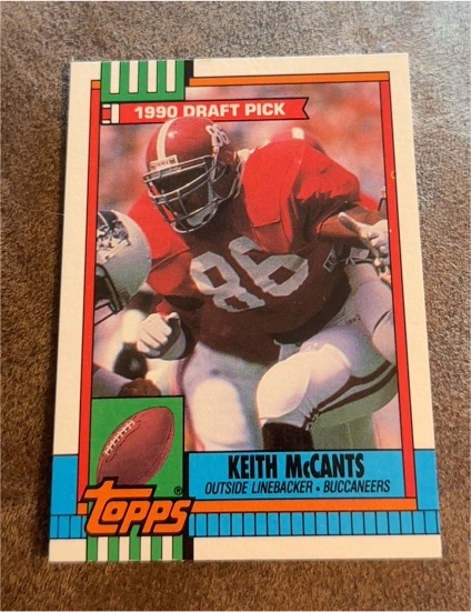 1990 Topps #399 Keith McCants — front