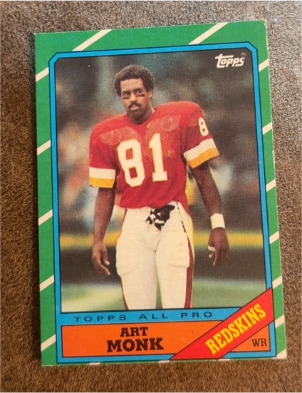 1986 Topps #175 Art Monk — front