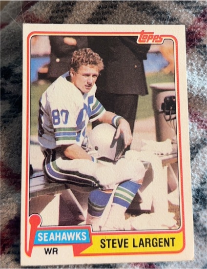 1981 Topps #271 Steve Largent — front