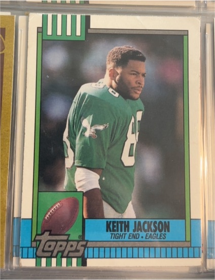 1990 Topps #85 Keith Jackson — front
